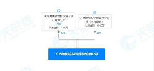 海康威视入局城市管理 投资成立新公司，聚焦安全监控与系统集成服务